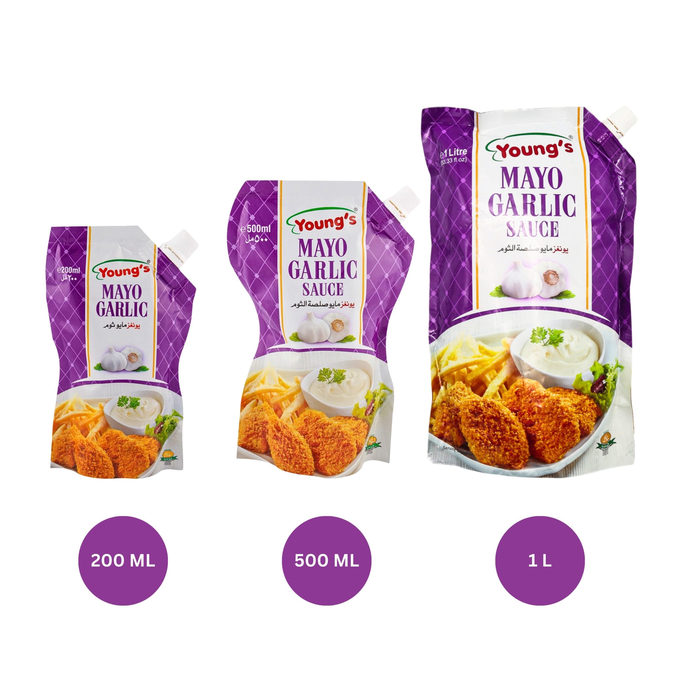 Young's Mayo Garlic Sauce . Young's Mayo Garlic Sauce