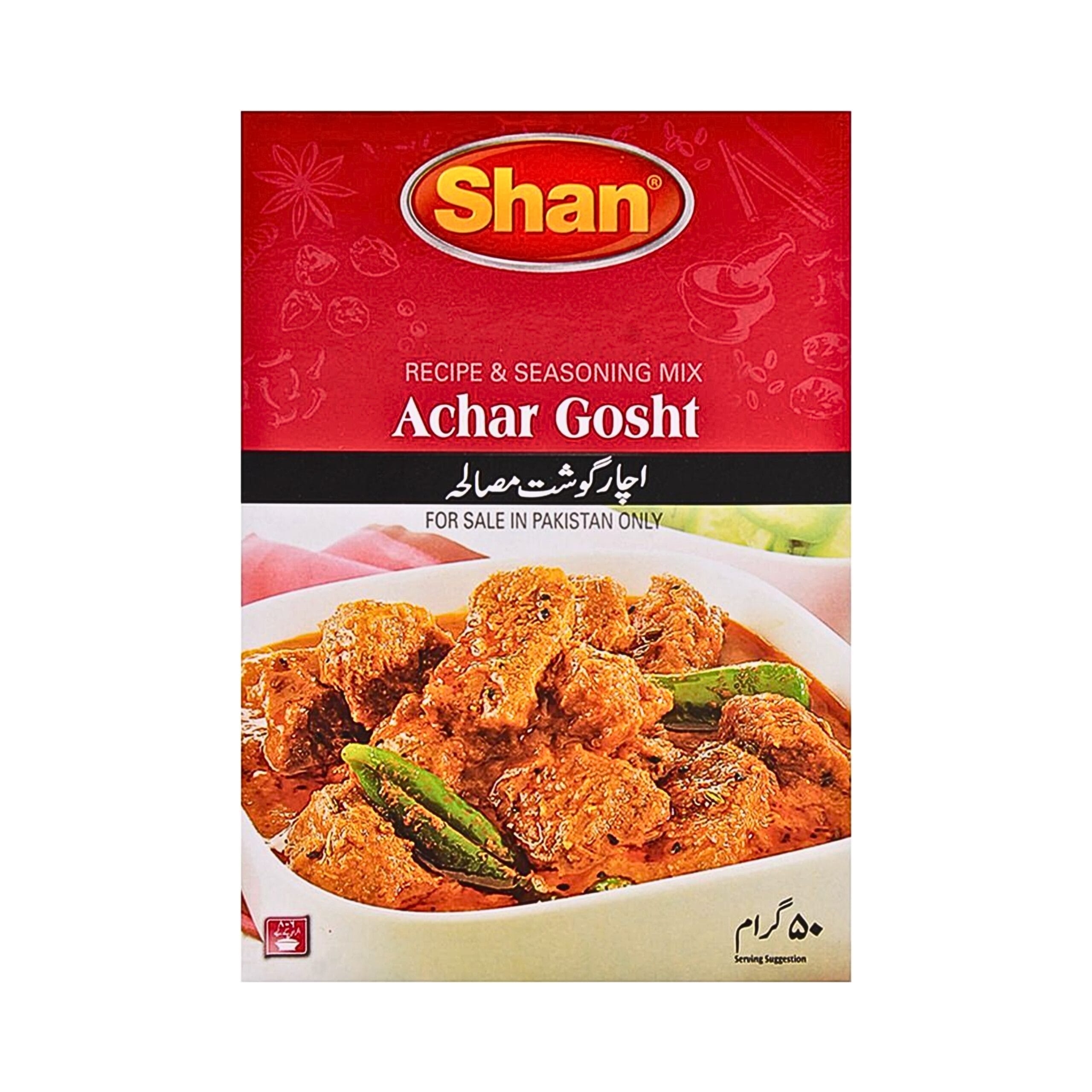 Shan Achar Gosht Recipe & Seasoning Mix