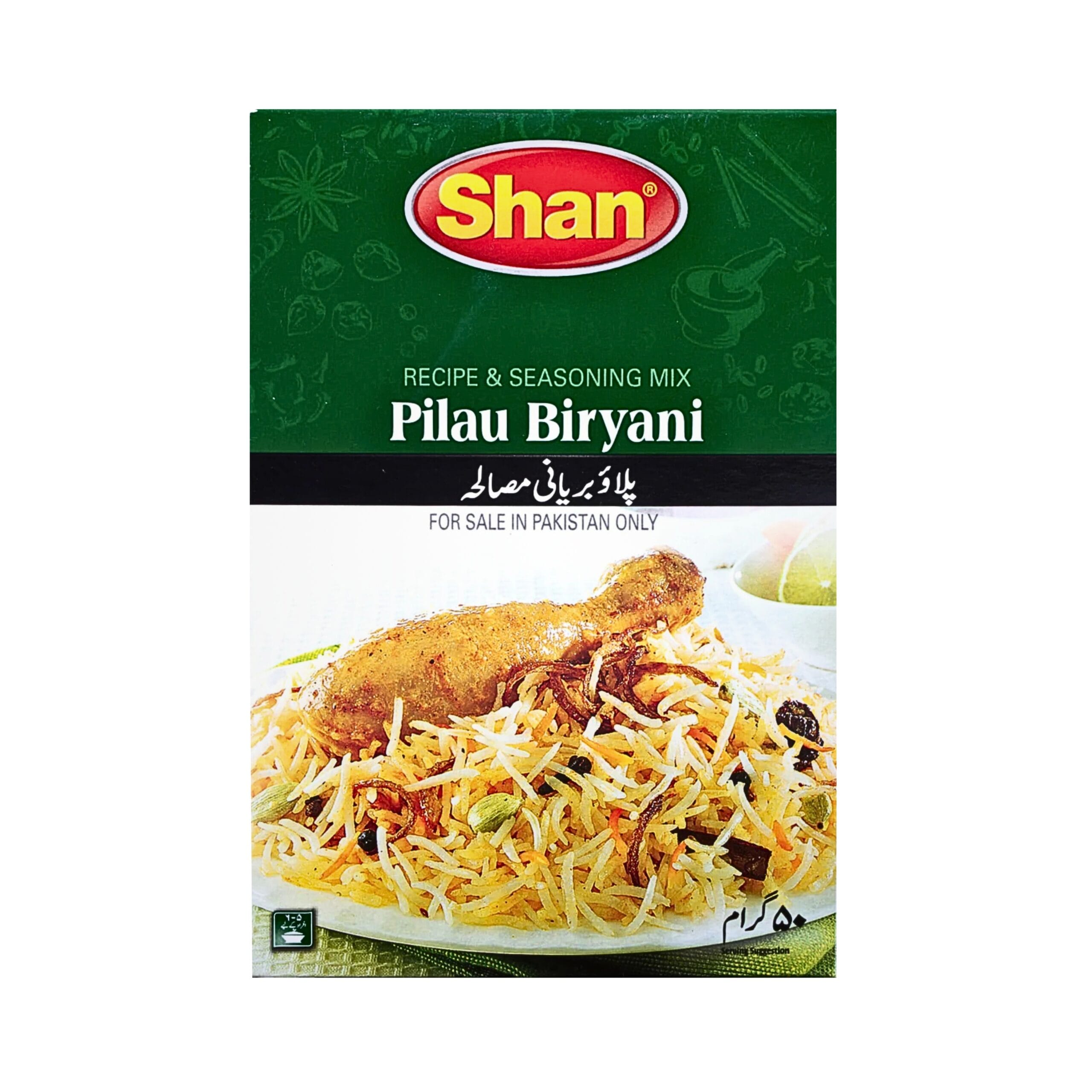 Shan Pilau Biryani Recipe & Seasoning Mix